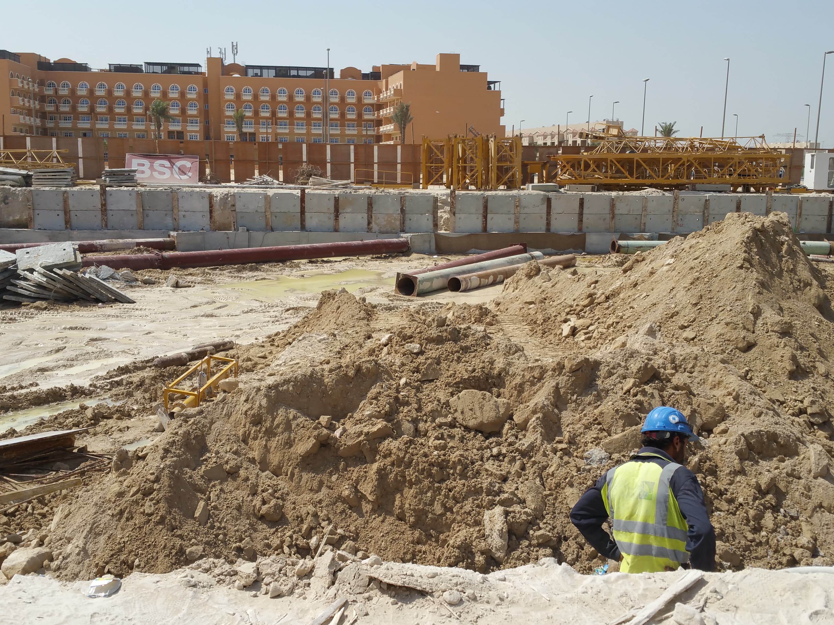 Serenity Lakes 2 construction site, Land Department inspection photo 2, 8 October 2015