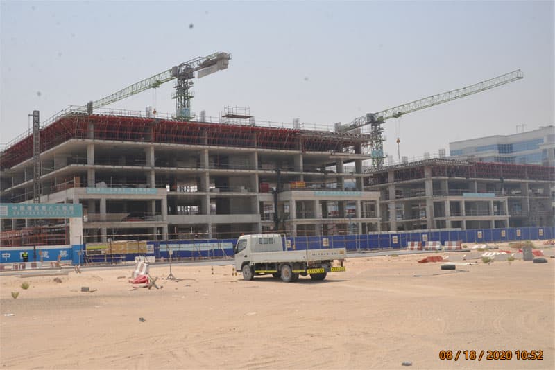Tonino Lamborghini Residences construction site, Land Department inspection photo 1, 17 August 2020