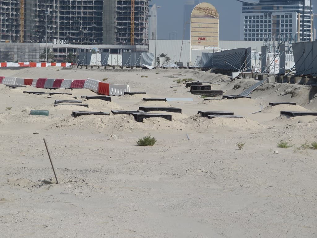 Keturah Resort construction site, Land Department inspection photo 4, 18 June 2020