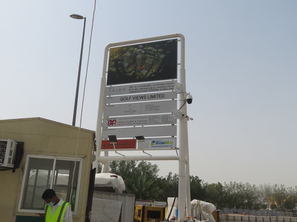 Seven City Jlt construction site, Land Department inspection photo 4, 2 April 2020