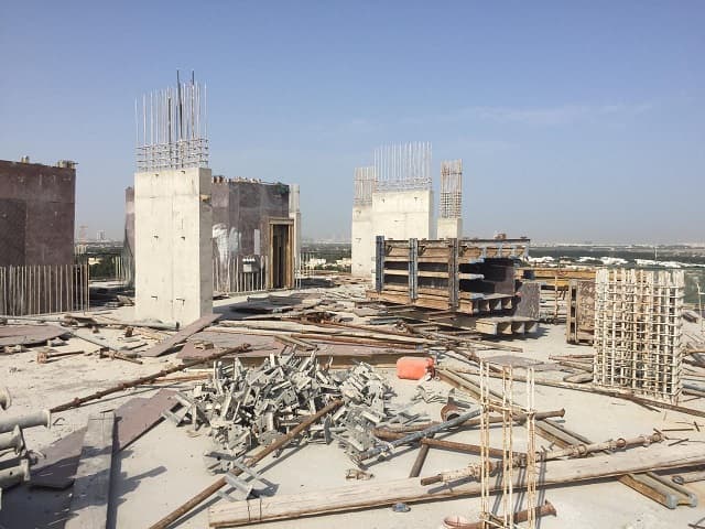 Sherena Residence 2 construction site, Land Department inspection photo 4, 2 March 2021
