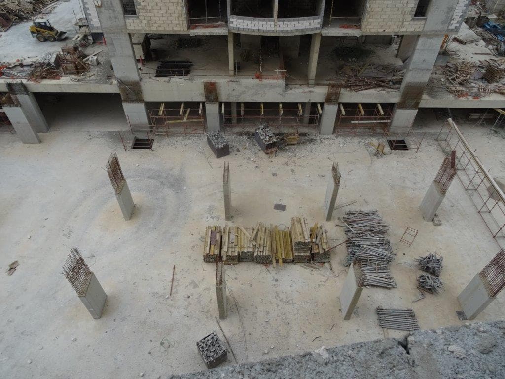 Mars Residences construction site, Land Department inspection photo 9, 20 January 2022