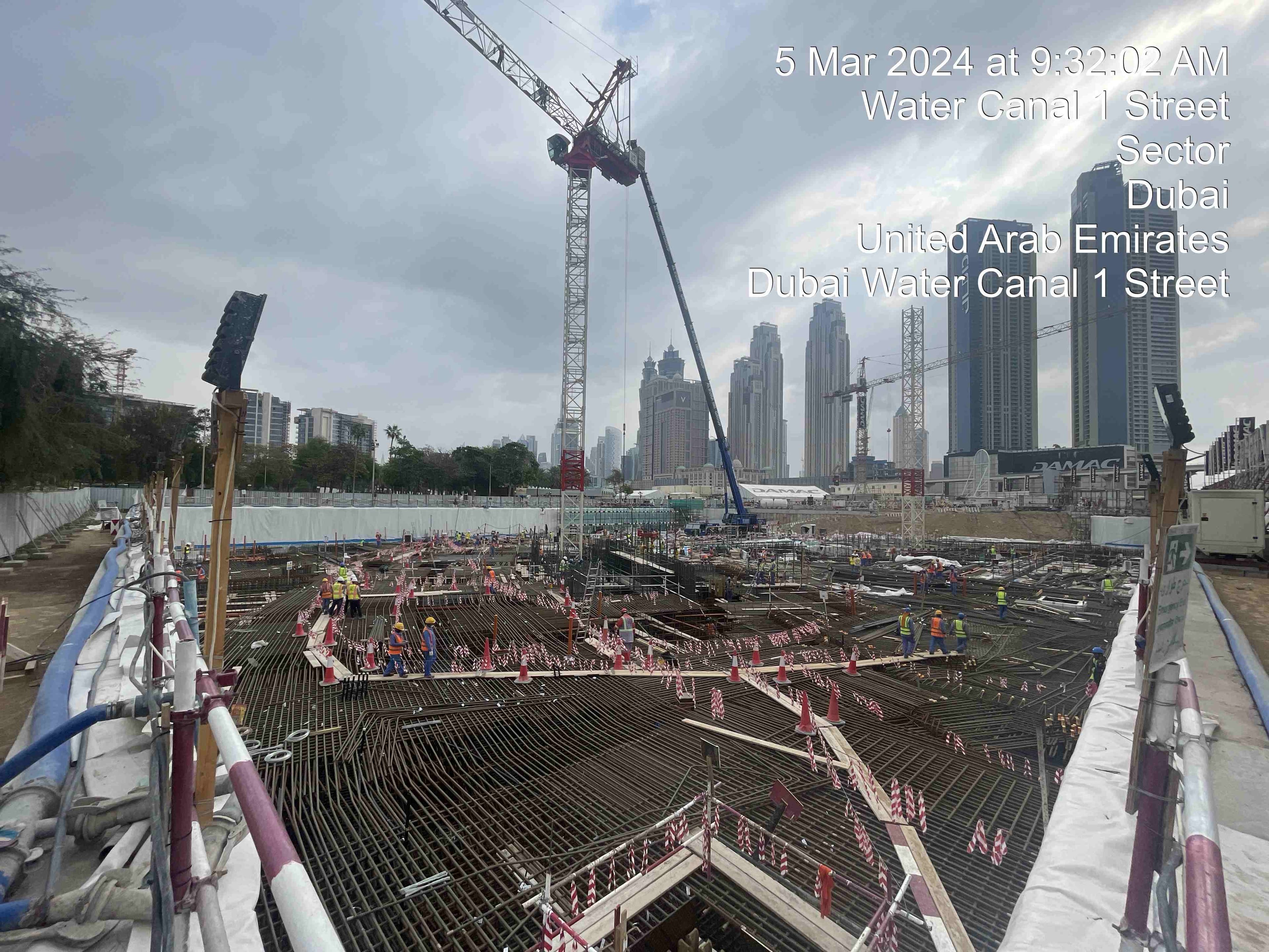 Damac City construction site, Land Department inspection photo 1, 25 March 2024