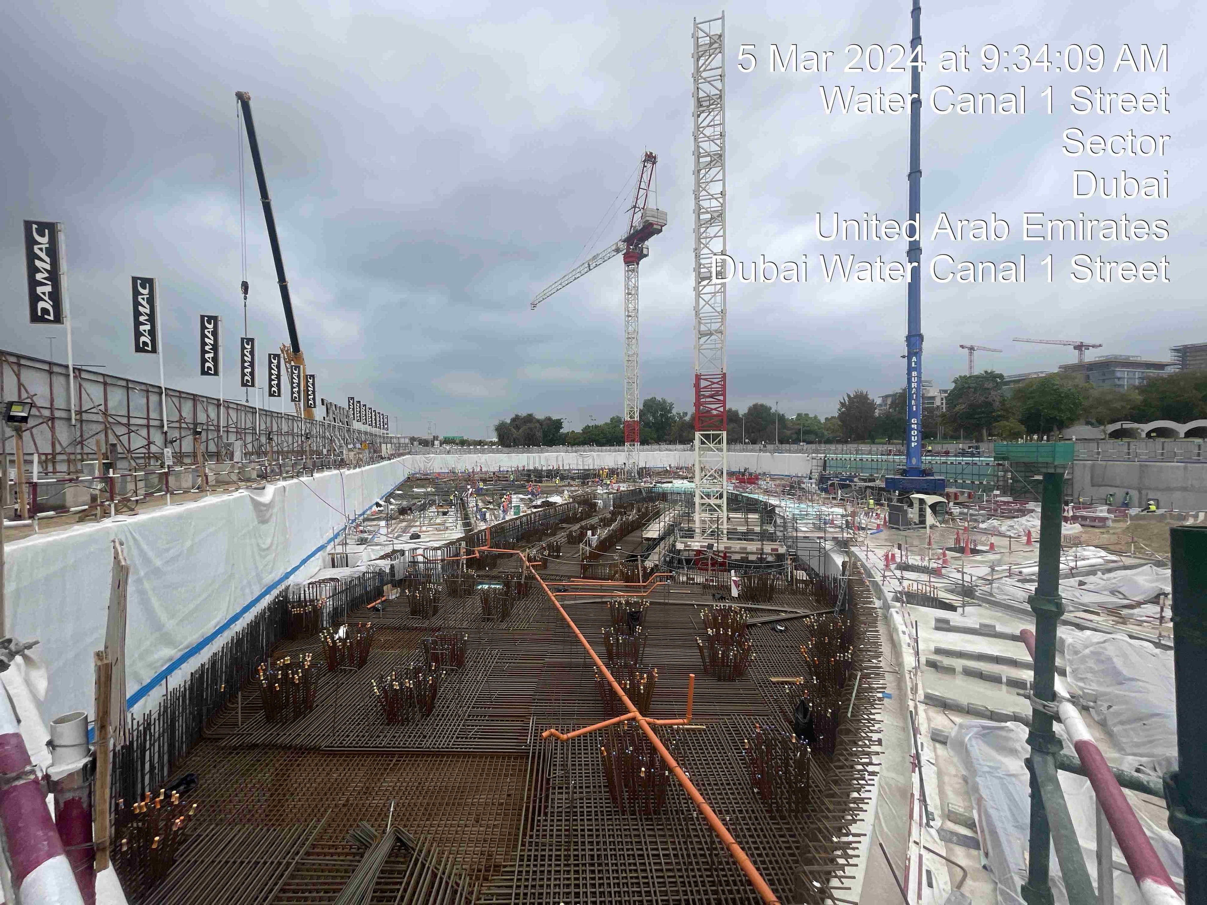 Damac City construction site, Land Department inspection photo 3, 25 March 2024