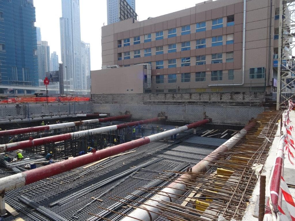 Mr.C Residences Downtown construction site, Land Department inspection photo 3, 17 January 2023