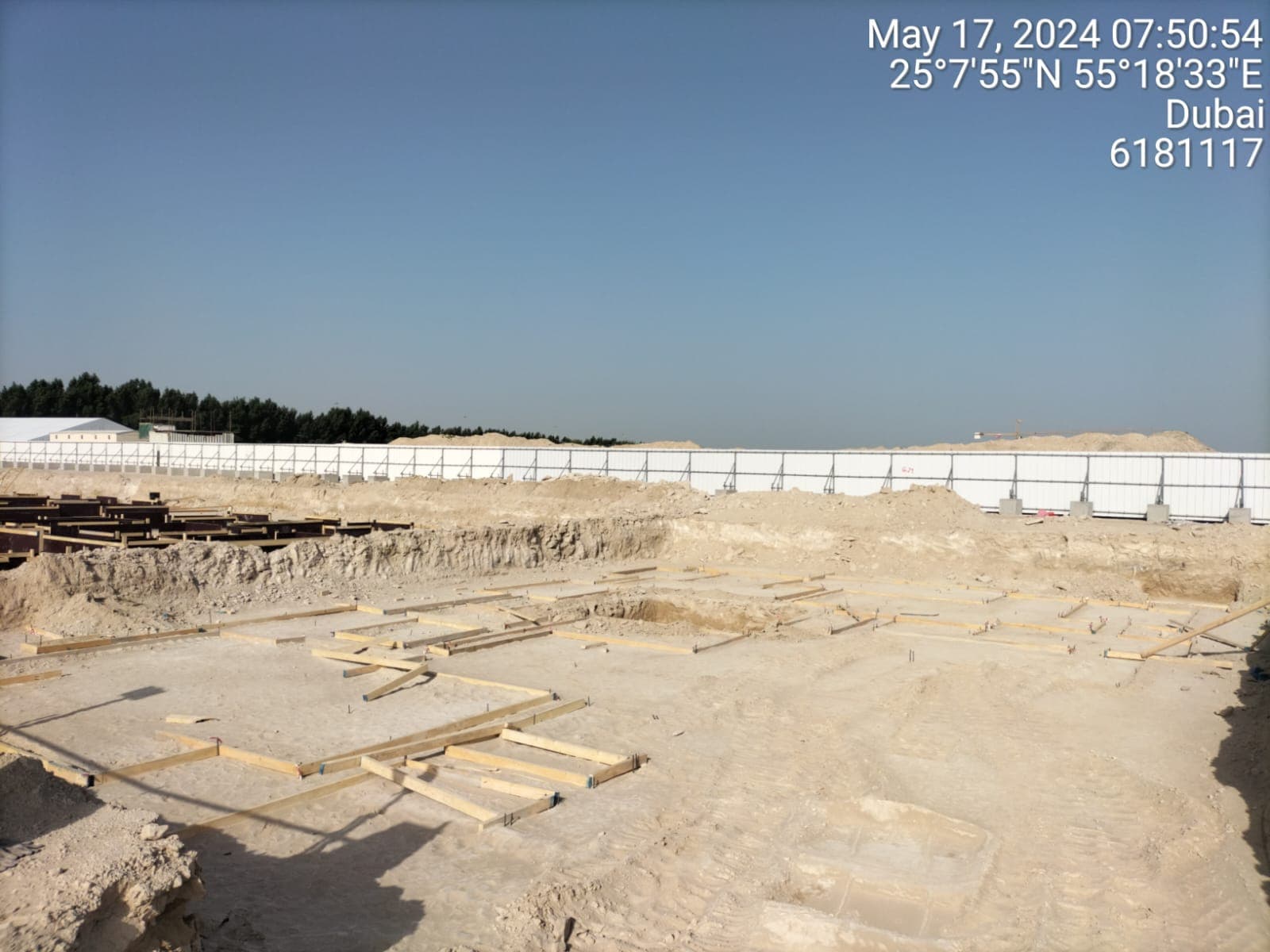 Nad Al Sheba Gardens Phase 3 construction site, Land Department inspection photo 3, 31 May 2024