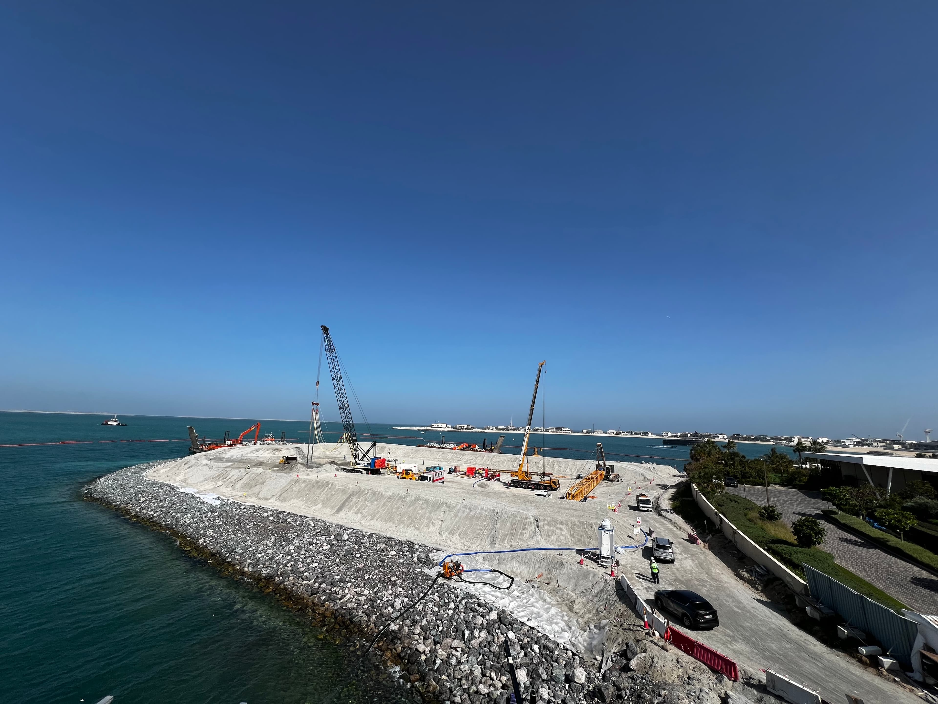 Bulgari Lighthouse Dubai construction site, Land Department inspection photo 1, 1 April 2024
