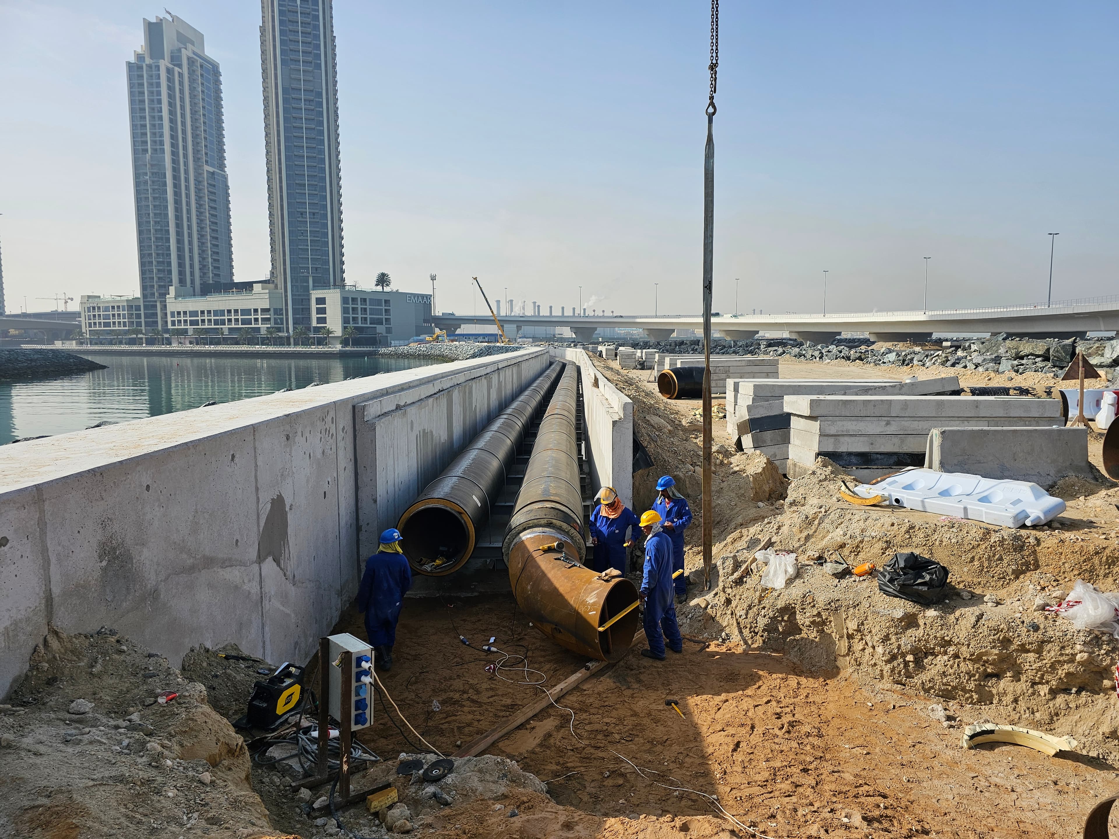 Bluewaters Bay construction site, Land Department inspection photo 2, 21 March 2024