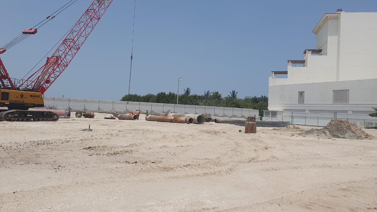 Ocean House construction site, Land Department inspection photo 1, 5 June 2023