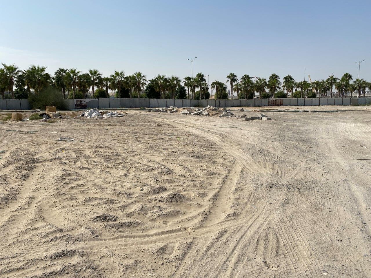 Damac Hills - Golf Greens 1 construction site, Land Department inspection photo 1, 25 October 2023