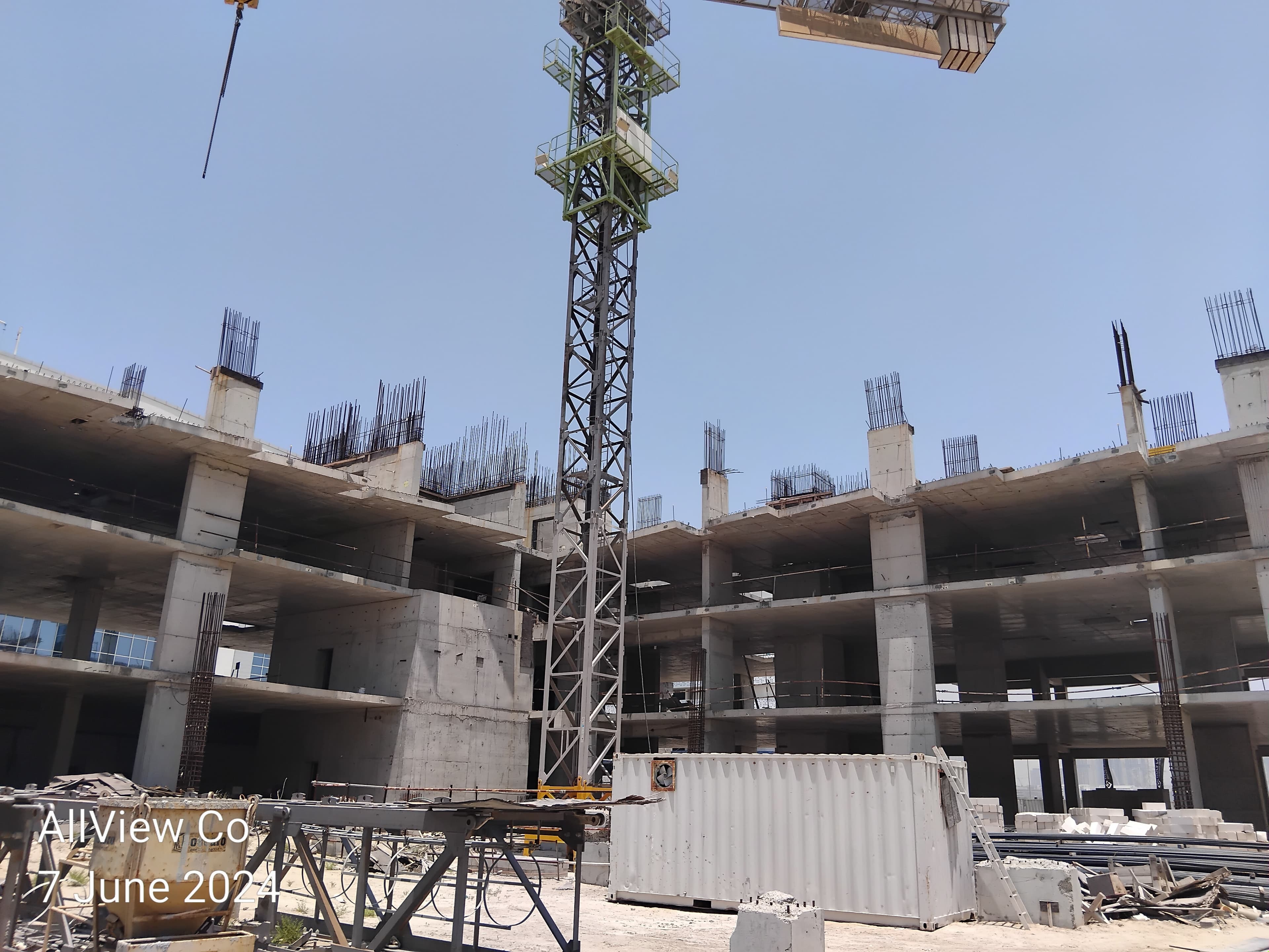 Tonino Lamborghini Residences construction site, Land Department inspection photo 4, 7 June 2024