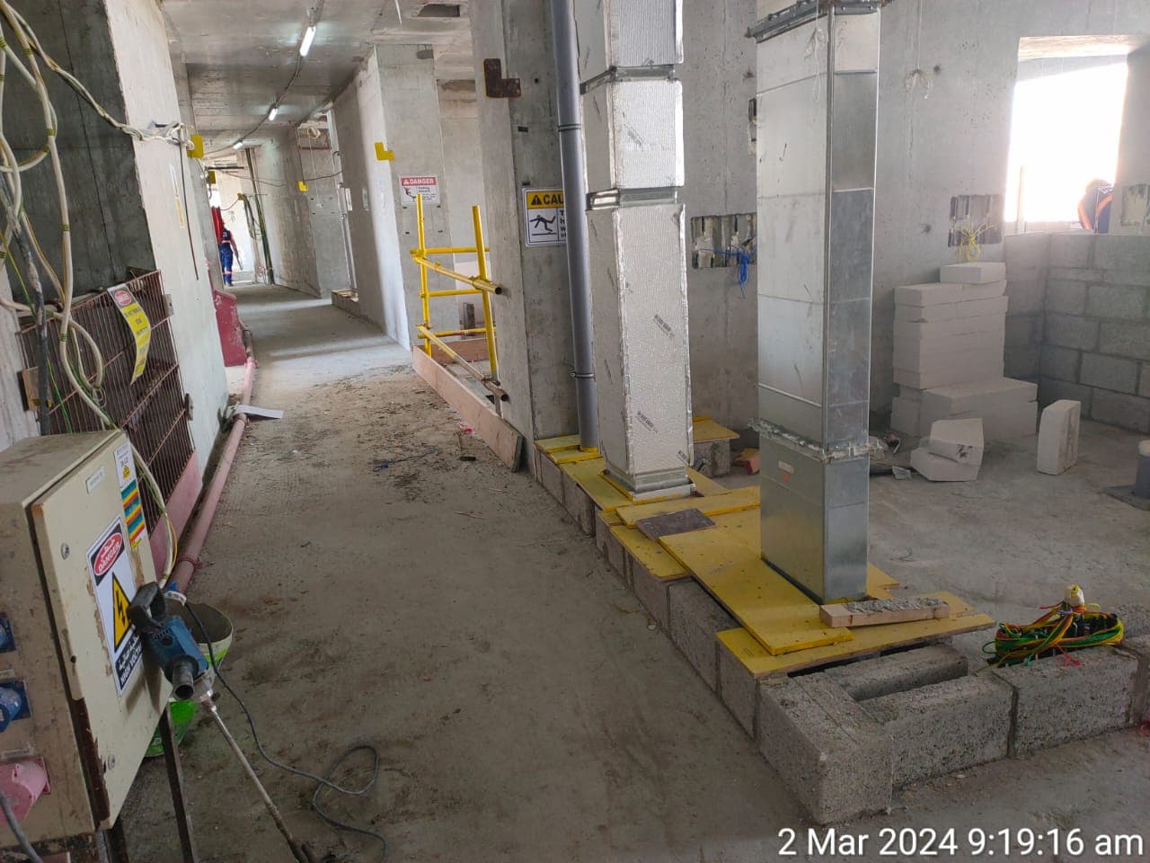 Cavalli Casa Tower construction site, Land Department inspection photo 6, 14 March 2024