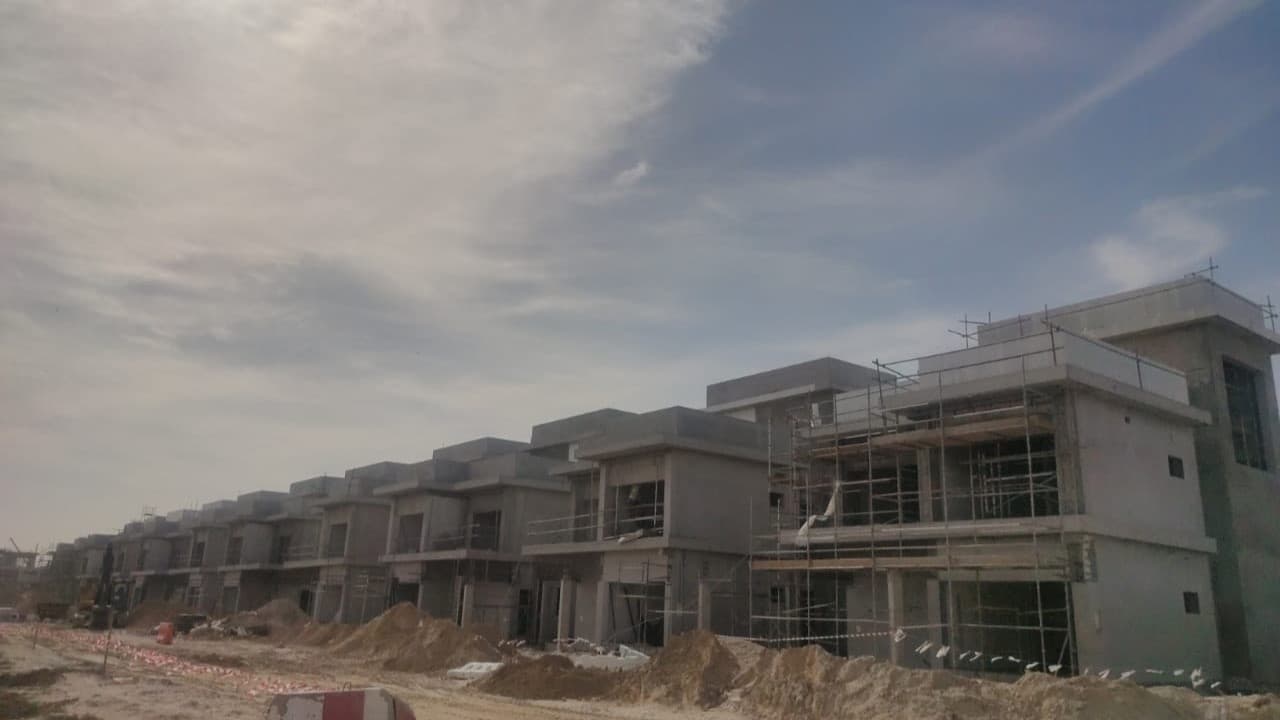 Damac Lagoons - Portofino construction site, Land Department inspection photo 3, 15 March 2024