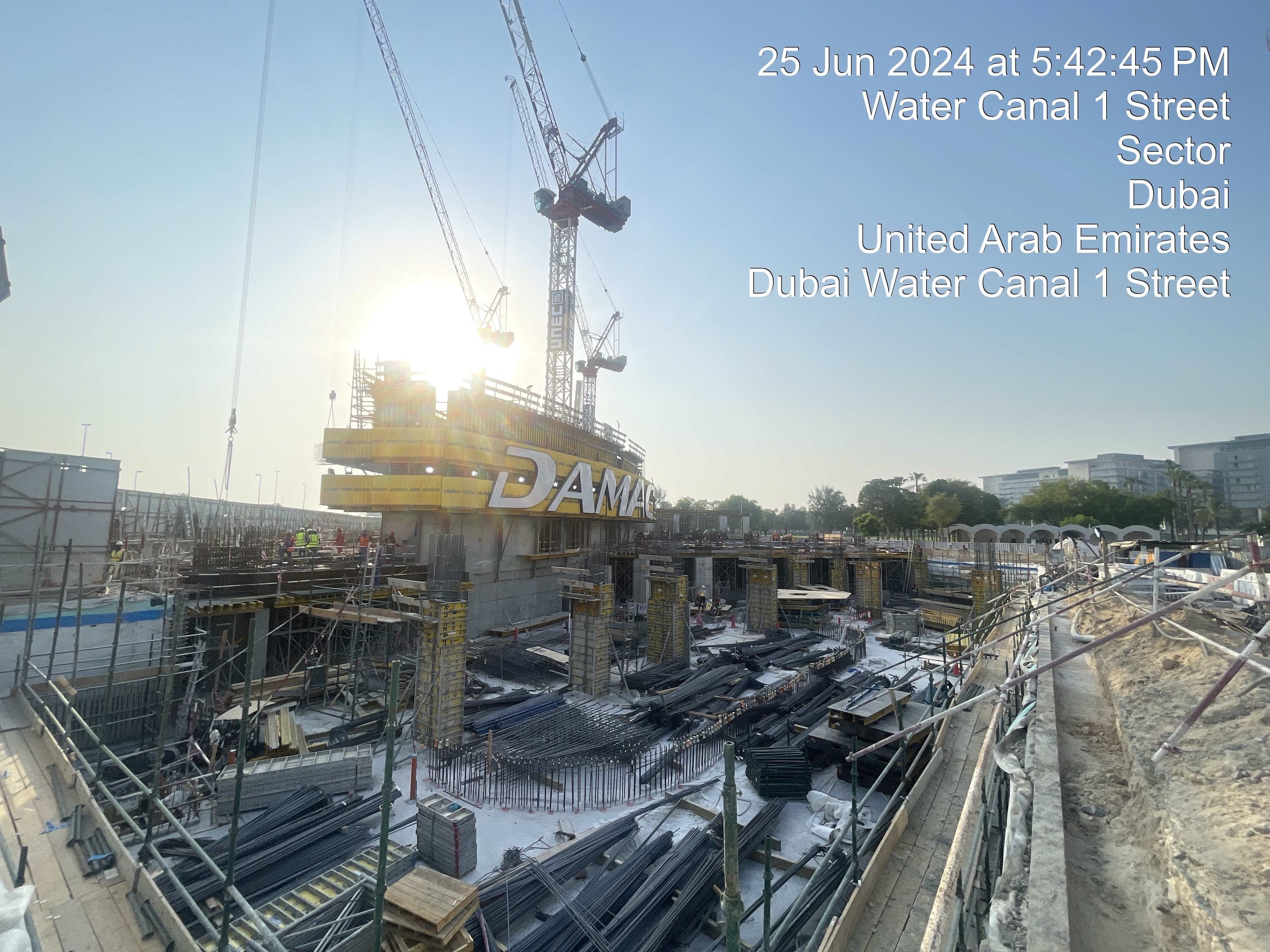 Damac City construction site, Land Department inspection photo 2, 20 June 2024