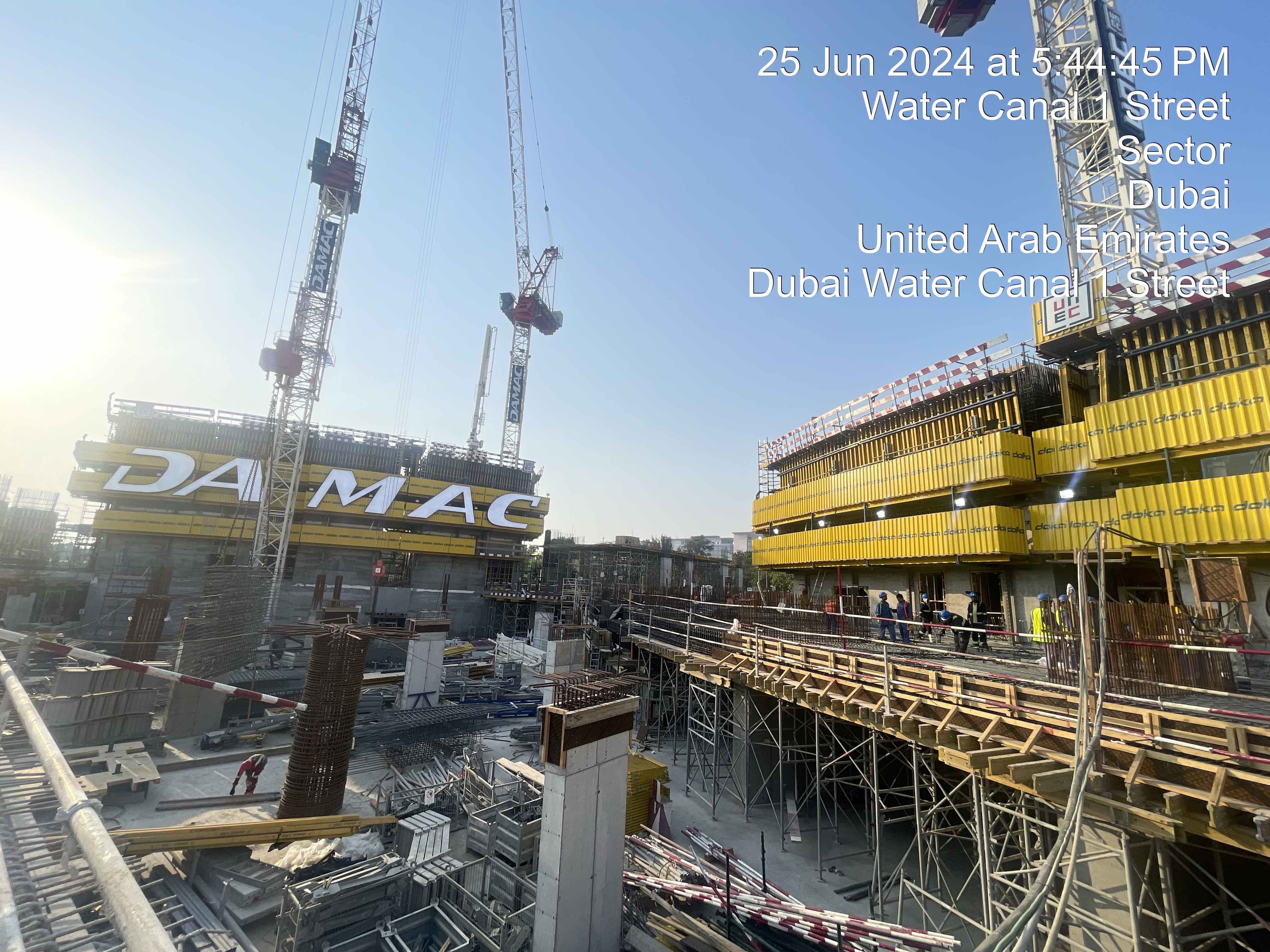 Damac City construction site, Land Department inspection photo 1, 20 June 2024