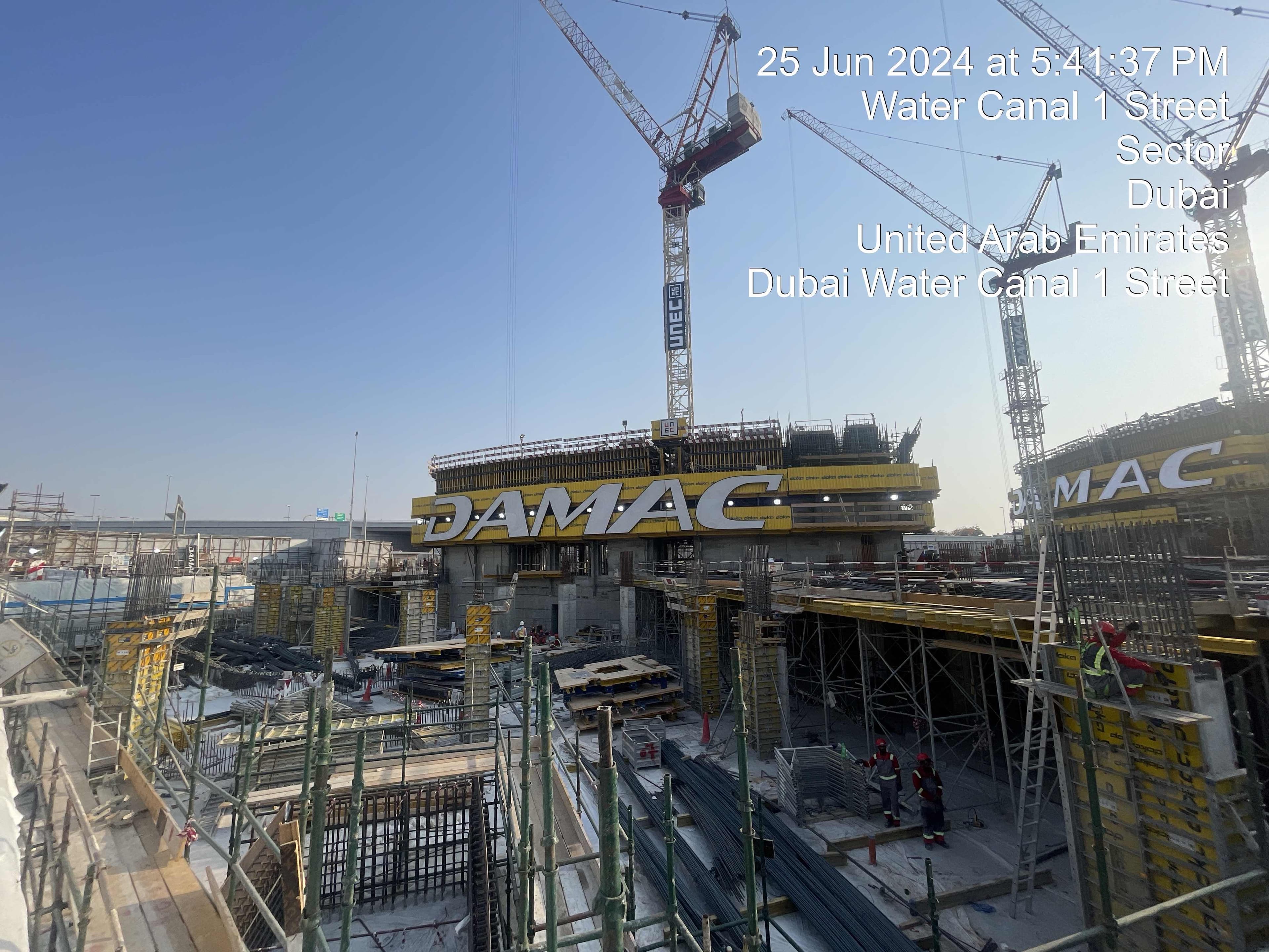 Damac City construction site, Land Department inspection photo 4, 20 June 2024