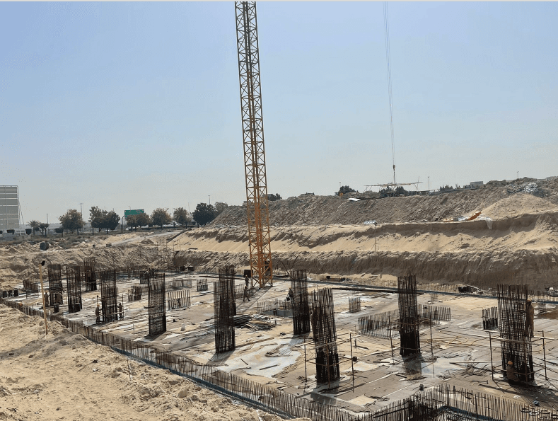 Verdana Residence construction site, Land Department inspection photo 2, 26 March 2024