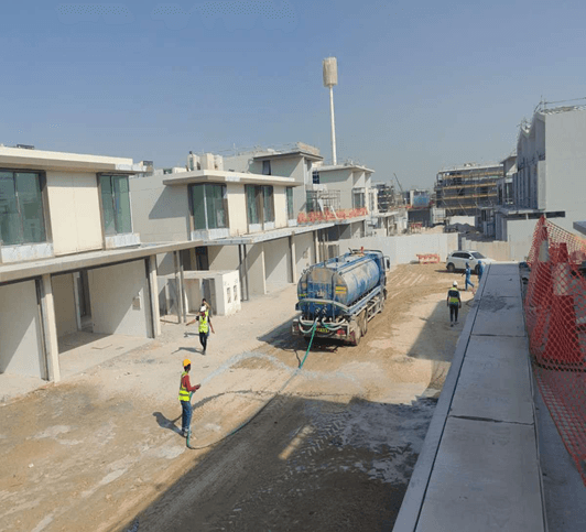 Nad Al Sheba Gardens Phase 3 construction site, Land Department inspection photo 5, 3 December 2025