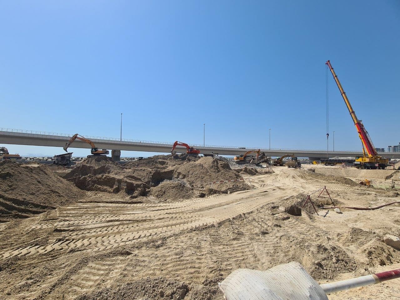 Bluewaters Bay construction site, Land Department inspection photo 1, 23 September 2024