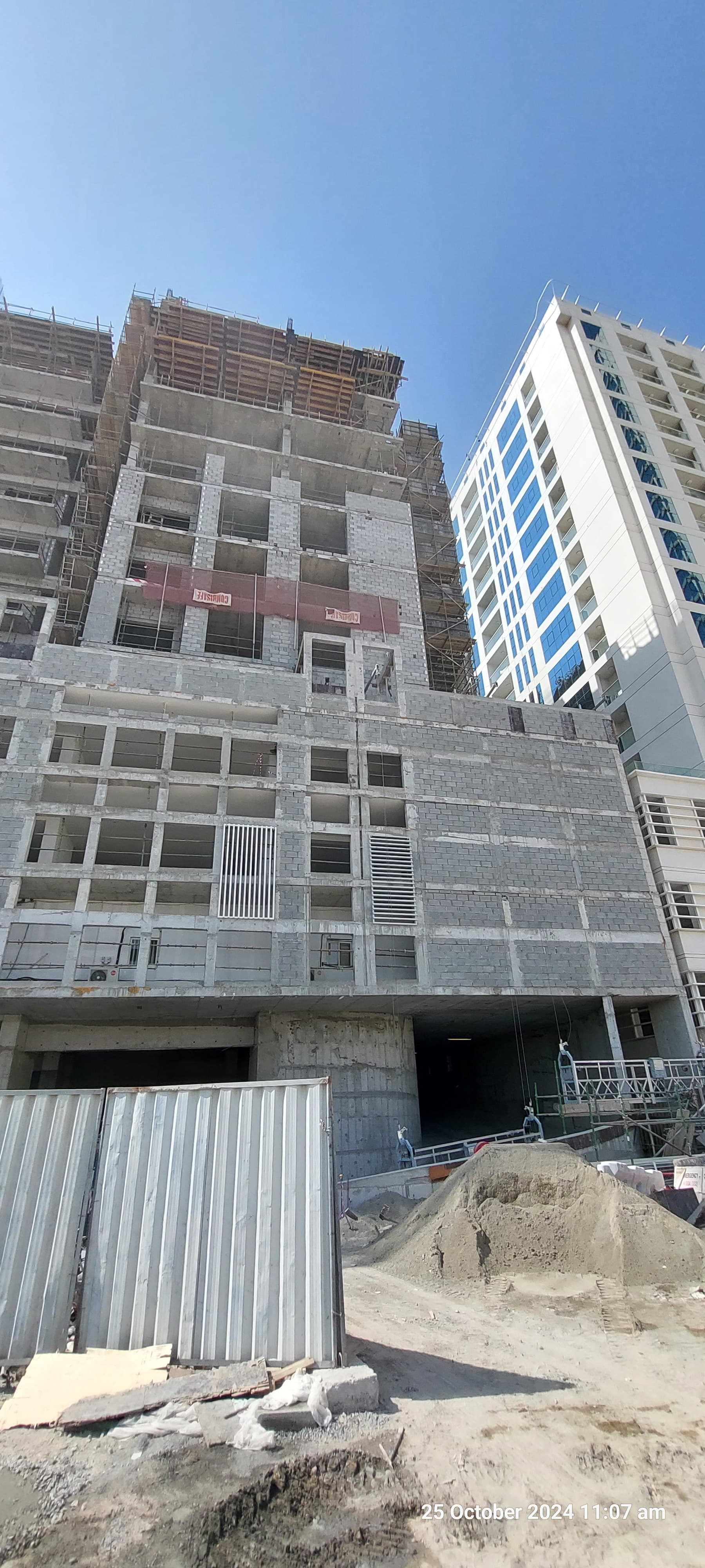 Time 2 construction site, Land Department inspection photo 6, 8 November 2024
