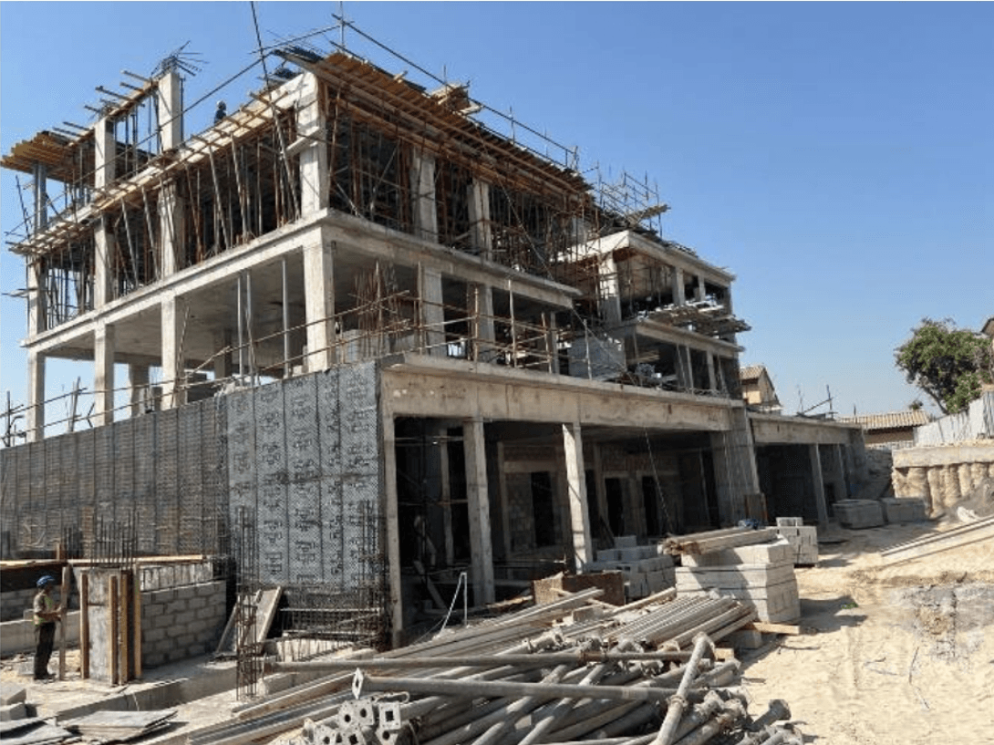 Signature Mansions construction site, Land Department inspection photo 2, 10 October 2024