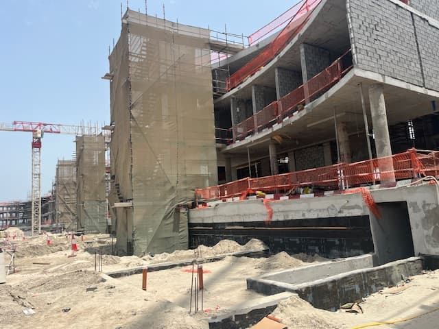Zaya Zuha Island construction site, Land Department inspection photo 1, 22 August 2024