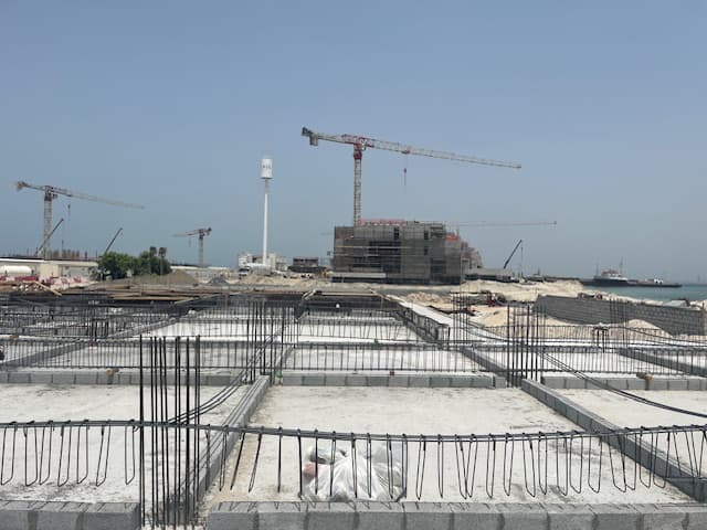 Zaya Zuha Island construction site, Land Department inspection photo 2, 22 August 2024
