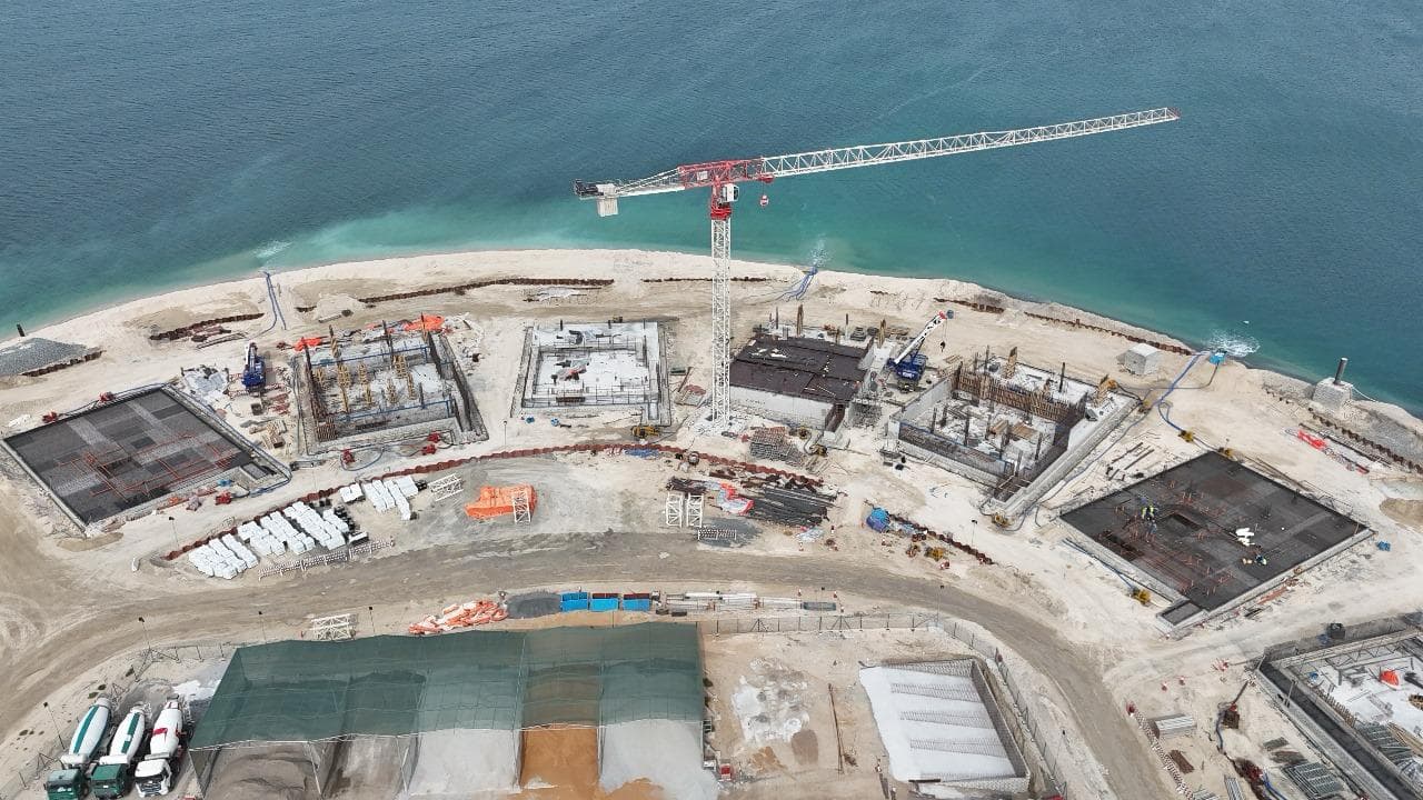 Zaya Zuha Island construction site, Land Department inspection photo 1, 20 March 2024