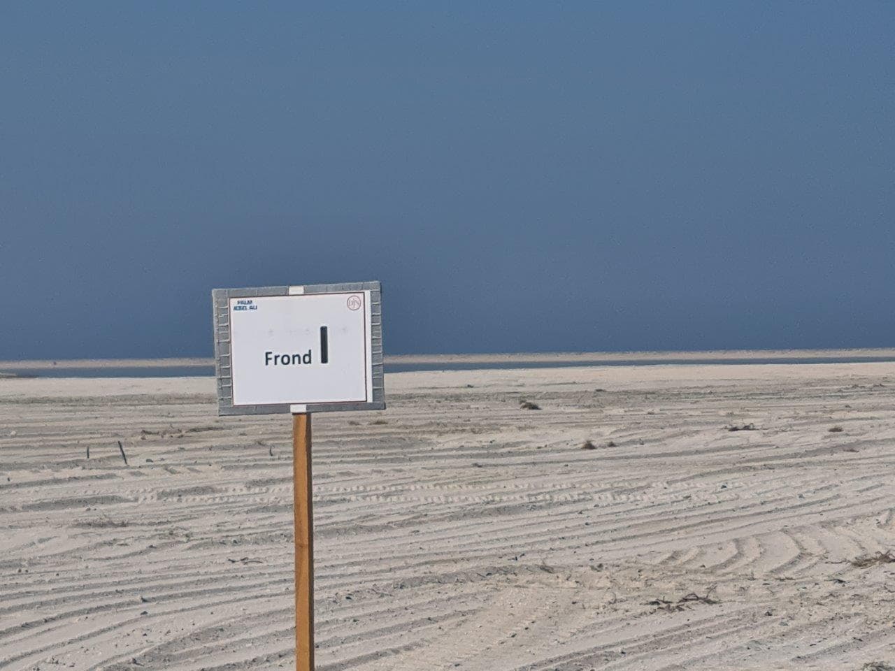 Palm Jebel Ali - Frond I construction site, Land Department inspection photo 2, 11 November 2024