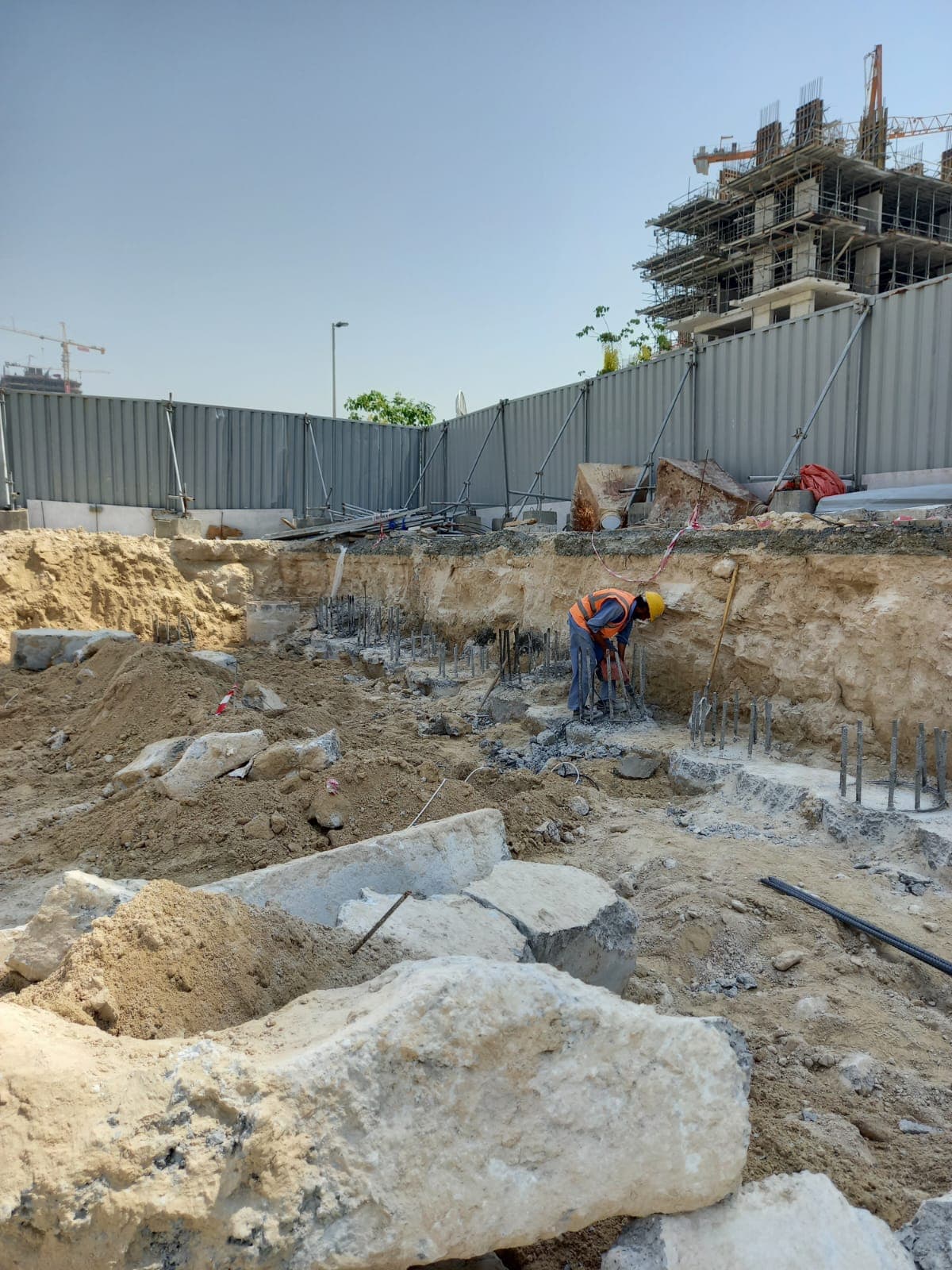 Samana Skyros construction site, Land Department inspection photo 3, 21 May 2024