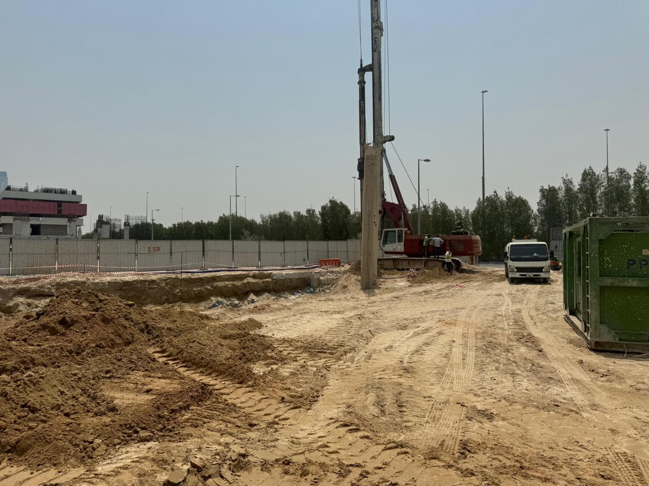 Altai Tower construction site, Land Department inspection photo 2, 8 July 2024