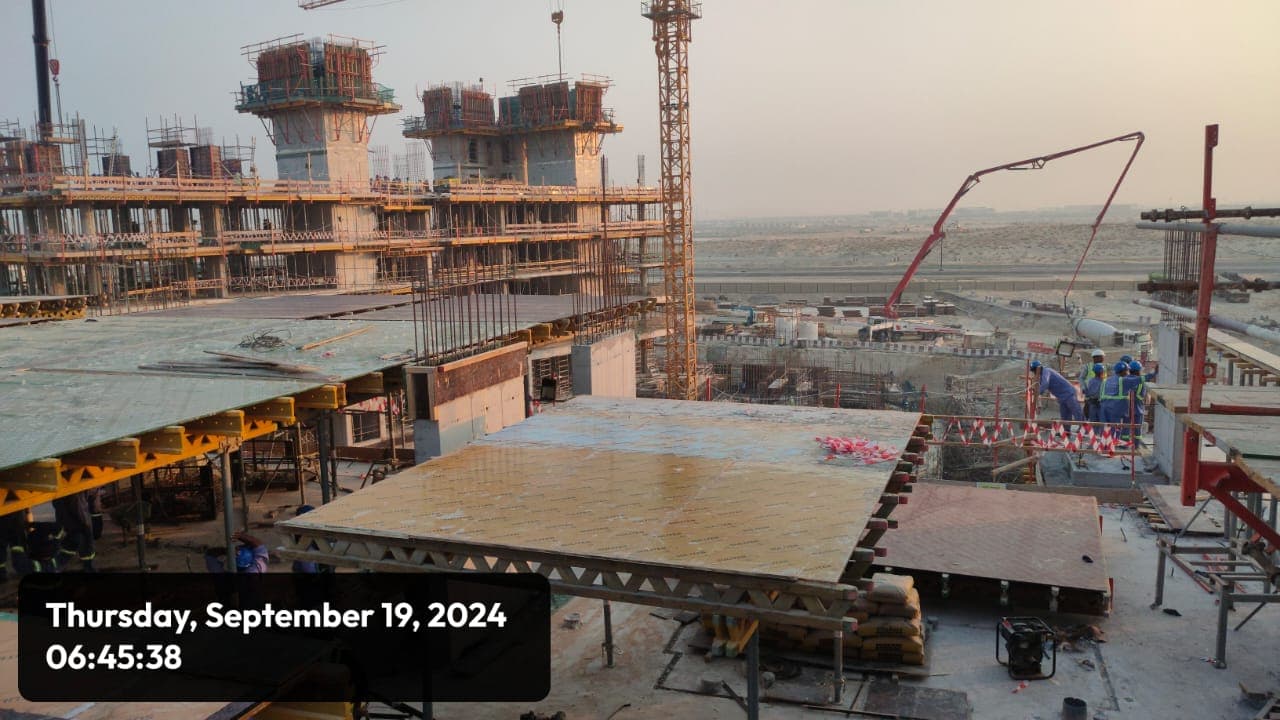 Azizi Venice 2 construction site, Land Department inspection photo 1, 10 September 2024