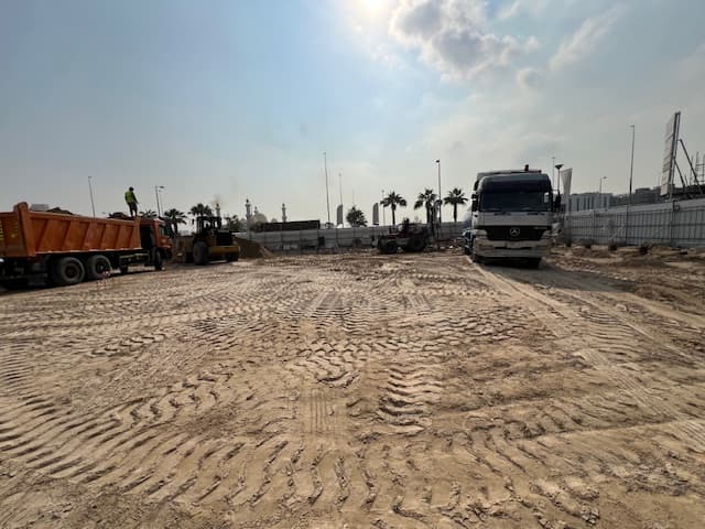 Sonate Residences By Condor construction site, Land Department inspection photo 1, 14 January 2025