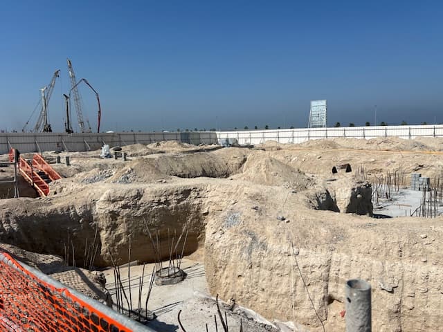 Edgewater Residences construction site, Land Department inspection photo 2, 27 January 2025