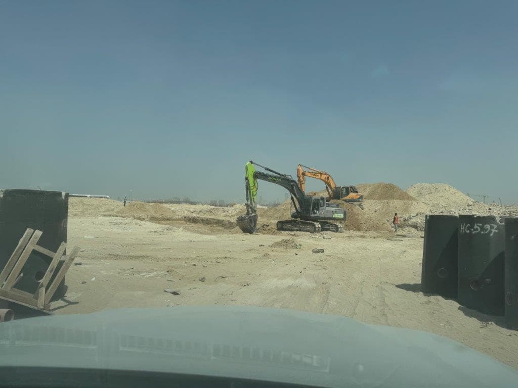 Damac Lagoons - Lagoon Views 5 construction site, Land Department inspection photo 1, 18 September 2024