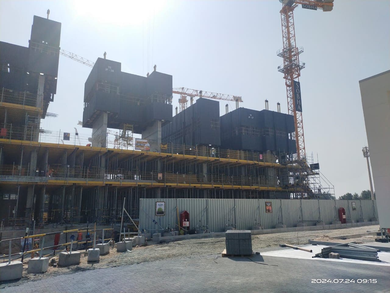 Sobha One construction site, Land Department inspection photo 5, 25 July 2024