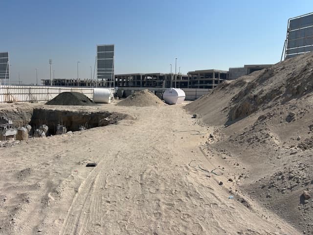 Edgewater Residences 2 construction site, Land Department inspection photo 1, 27 January 2025
