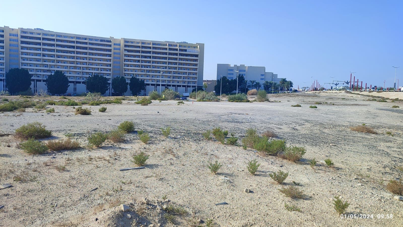 Sobha Orbis construction site, Land Department inspection photo 1, 14 May 2024