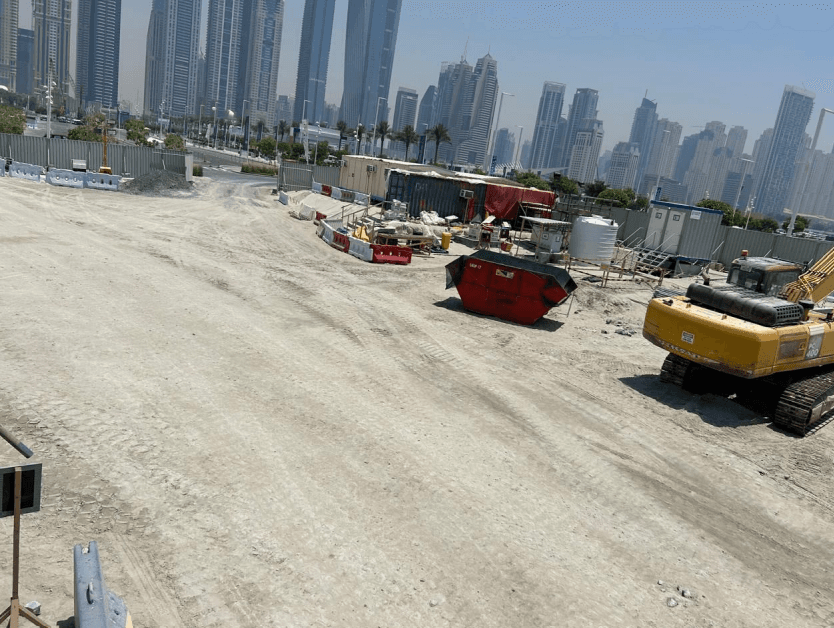 Dubai Harbour Residences (Area 3) construction site, Land Department inspection photo 1, 12 June 2024