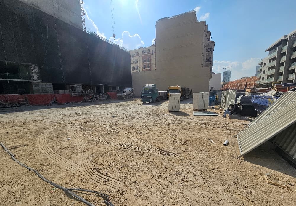 Alfal Residences construction site, Land Department inspection photo 1, 6 August 2024