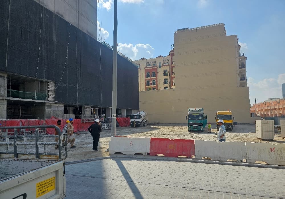 Alfal Residences construction site, Land Department inspection photo 3, 6 August 2024