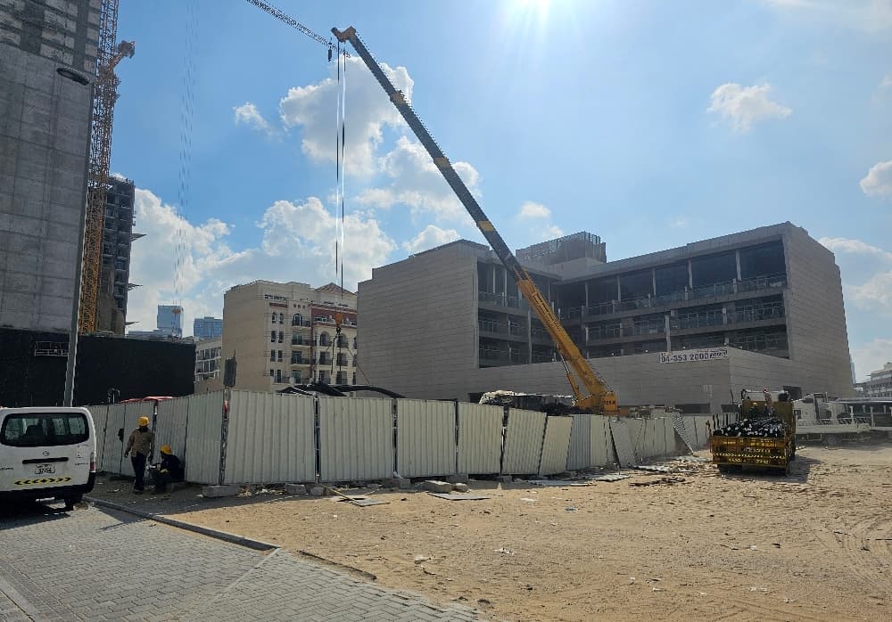 Alfal Residences construction site, Land Department inspection photo 2, 6 August 2024