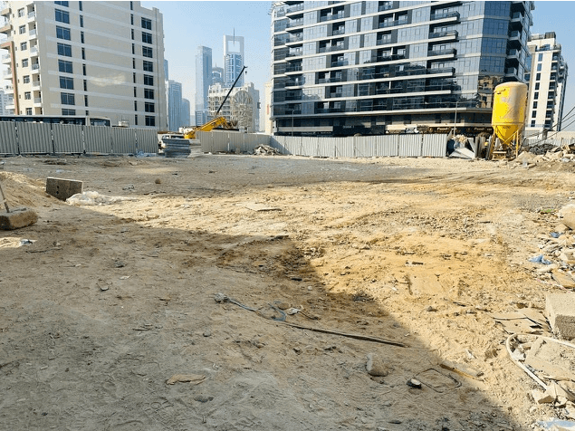 Brand Centro construction site, Land Department inspection photo 2, 17 October 2024