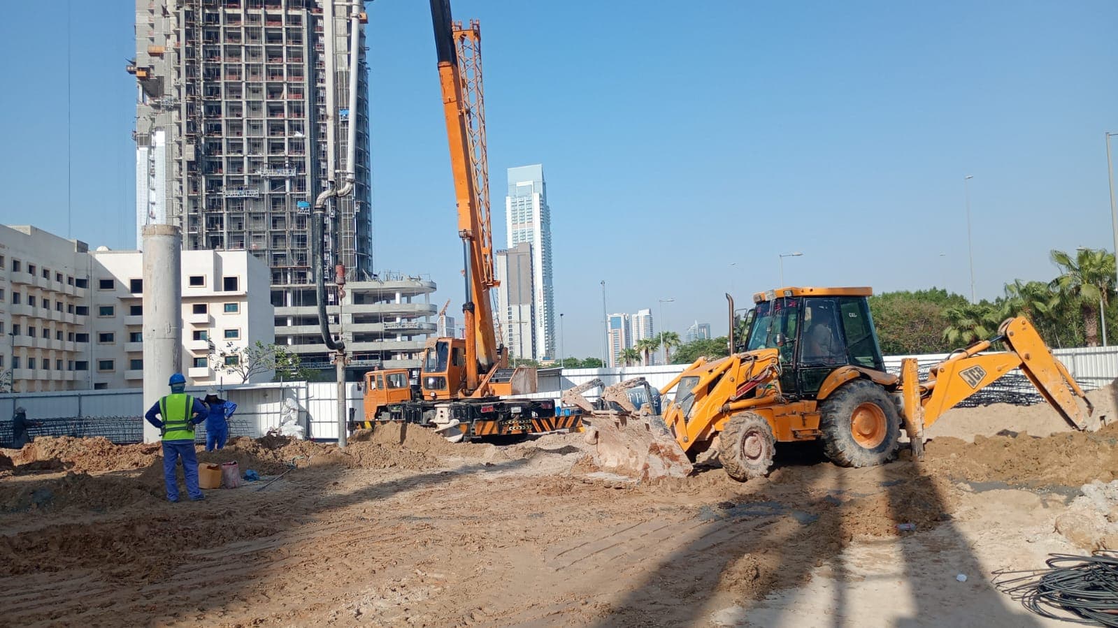 Luminar Tower 2 construction site, Land Department inspection photo 1, 18 September 2024