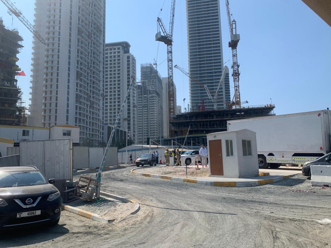 The Bristol Emaar Beachfront construction site, Land Department inspection photo 1, 29 November 2024