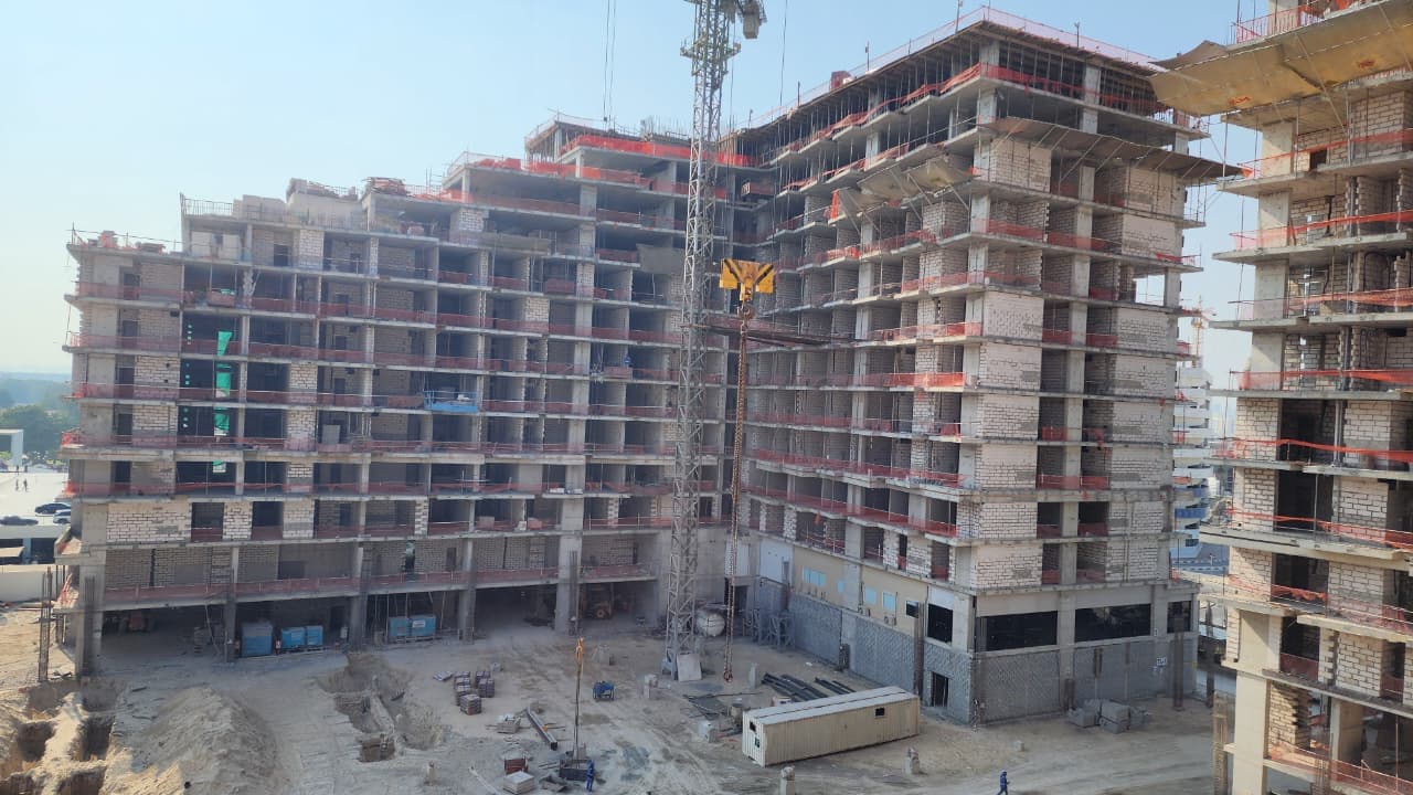 Tonino Lamborghini Residences construction site, Land Department inspection photo 5, 30 October 2025