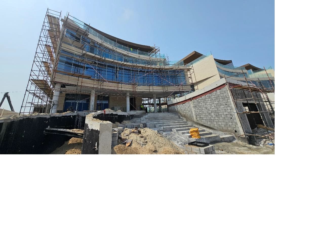 Zaya Zuha Island construction site, Land Department inspection photo 2, 31 July 2025