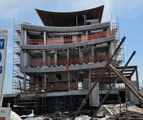 Zaya Zuha Island construction site, Land Department inspection photo 8, 24 March 2025