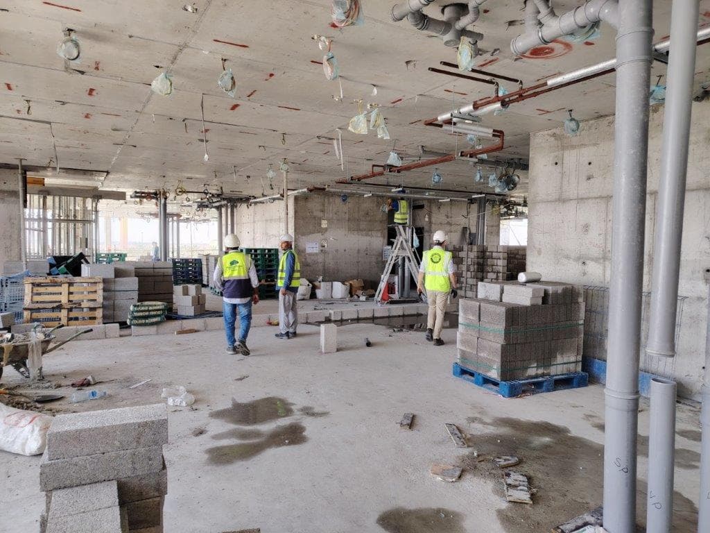 Expo City Mangrove Residences construction site, Land Department inspection photo 4, 11 April 2025