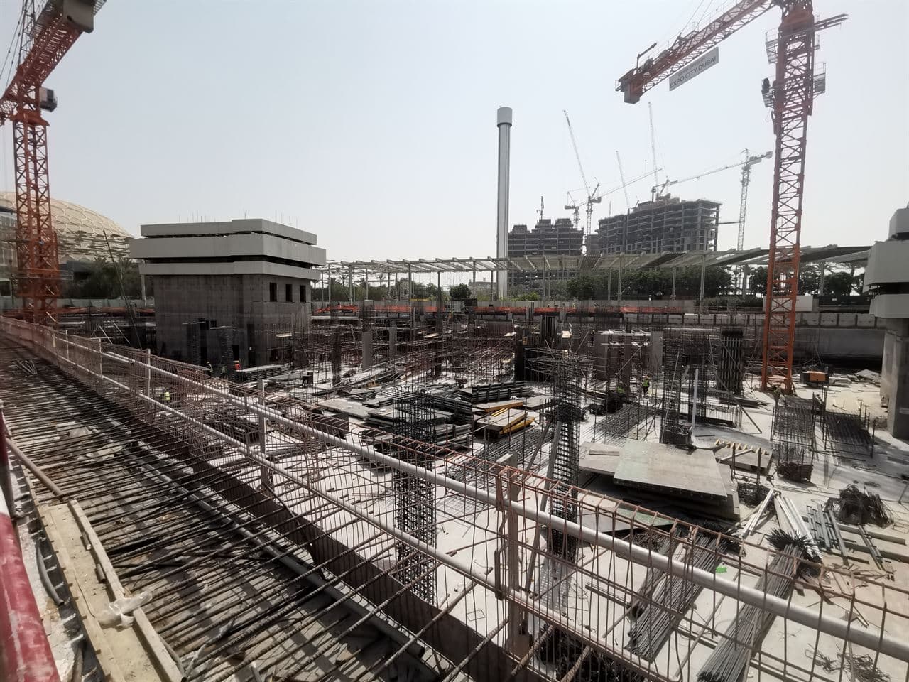 موقع بناء إكسبو سيتي سكاي ريزيدنسز، صورة تفتيش الدائرة رقم 5، 4 يوليو 2025